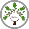 The Helfa logo new - grey circle - PNG 