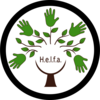 The Helfa logo politics - black circle - PNG 