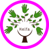 The Helfa logo spirituality - pink circle - PNG 
